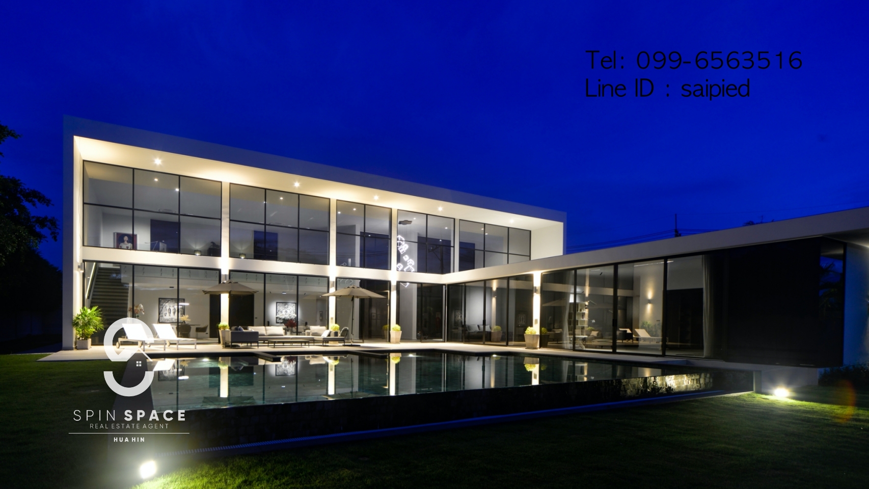 Spacious Luxury Modern Pool Villa