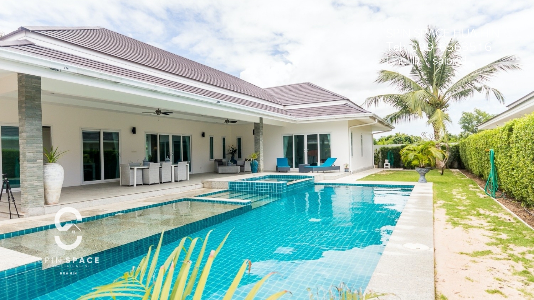 Tranquil & Stylish 3 Bedrooms For Rent At Palm Villa