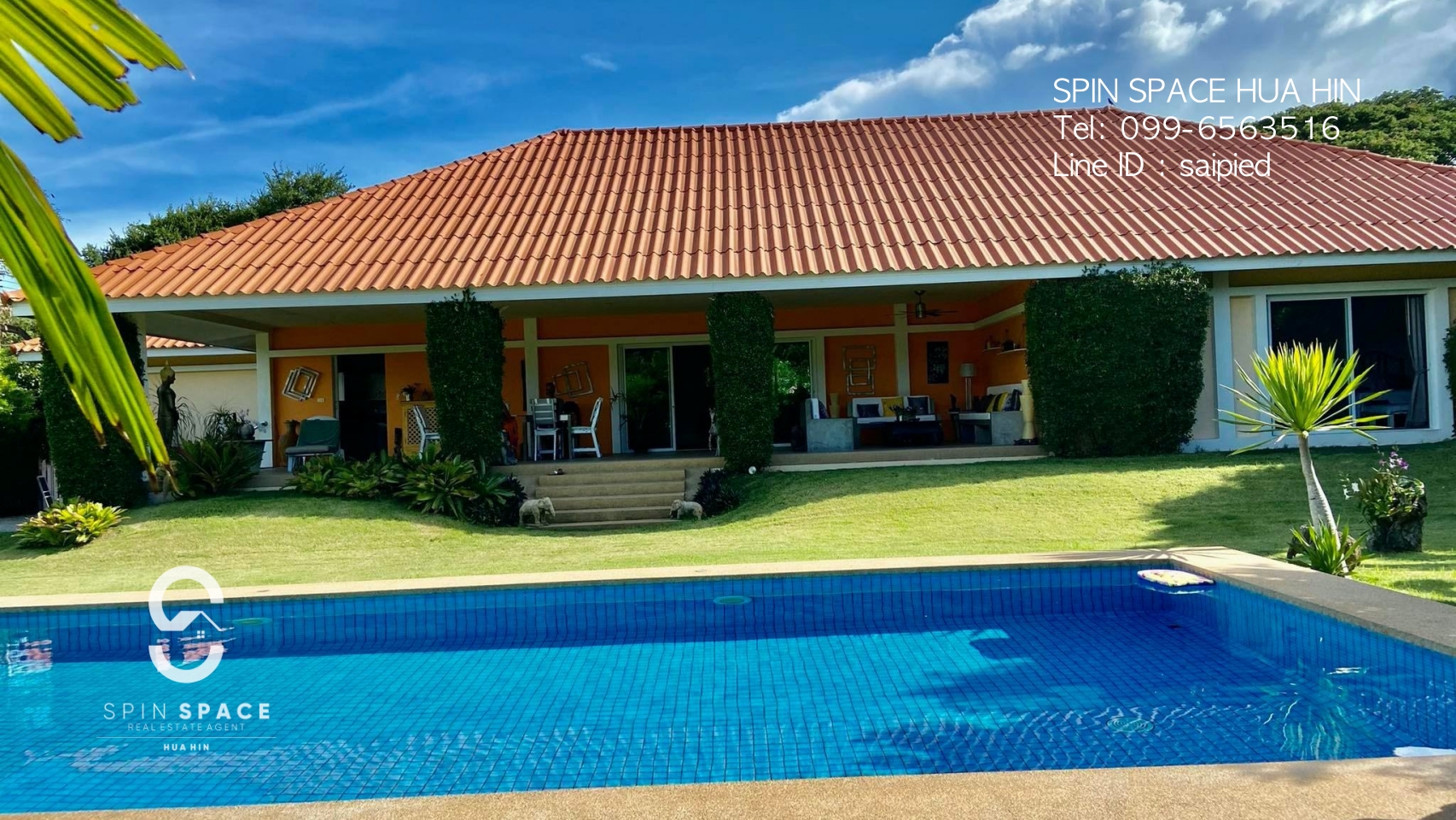 Beautiful 3 Bed Pool Villa On Big Plot Of Land Black Mountain Area – Hua Hin