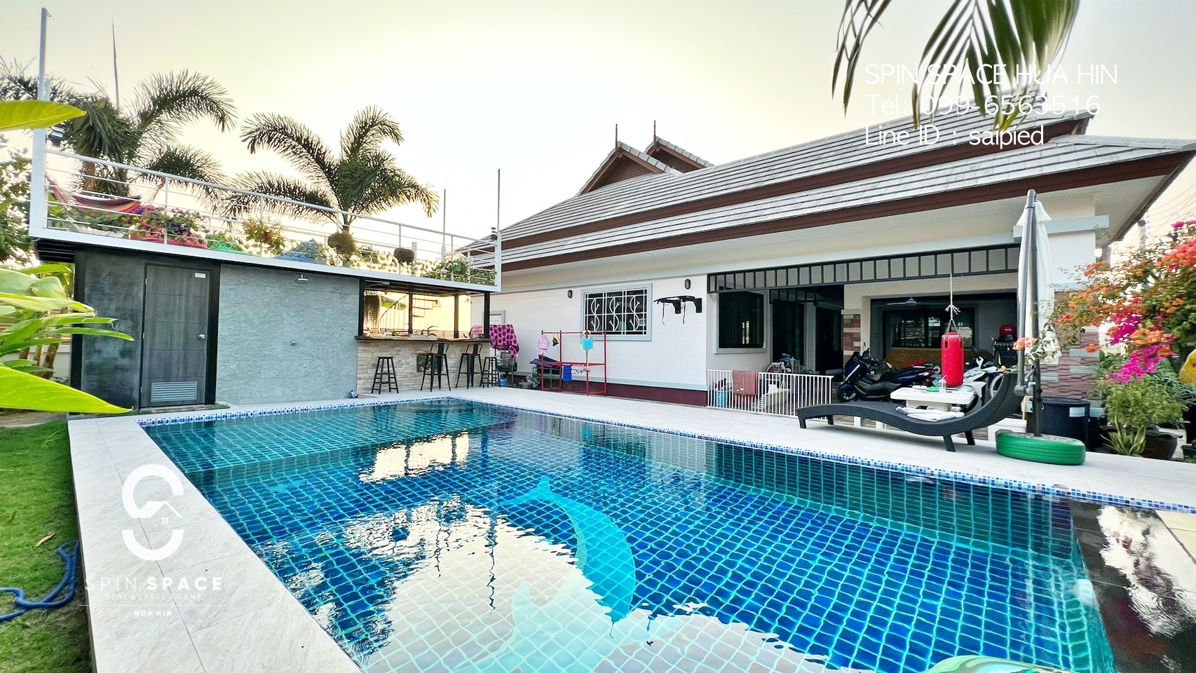 Great Sunset & Mountain View Pool Villa For Sale