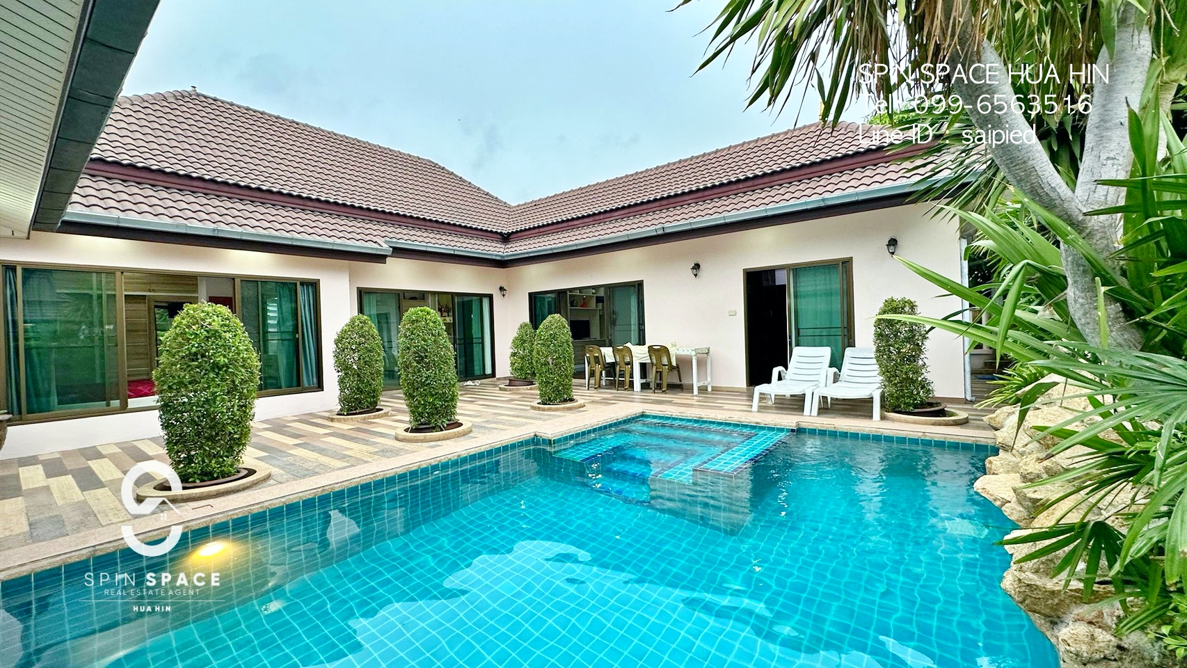4 Bedrooms Pool Villa  Hua Hin Soi 102 For Rent