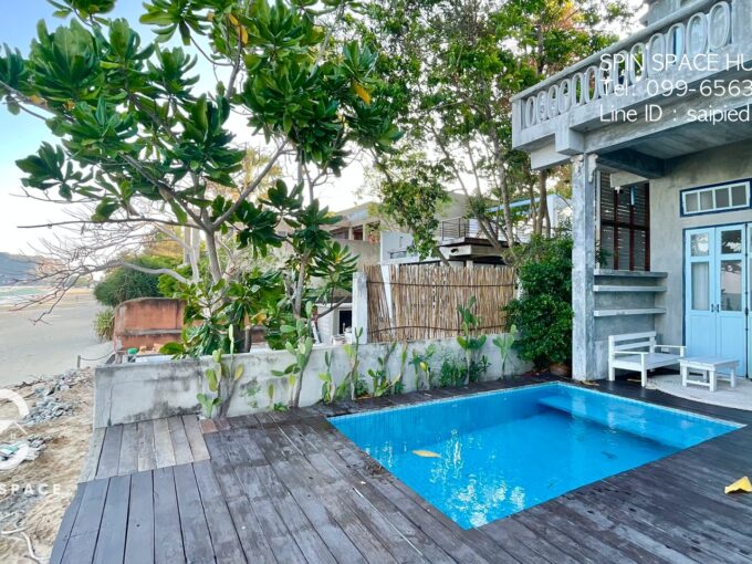 Beachfront 3 Bedrooms Pool Villa For Rent At Pranburi